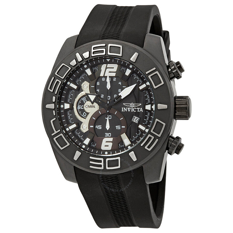 Invicta Pro Diver Chronograph Black Dial Men's Watch 24163 - The Watches Men & Co