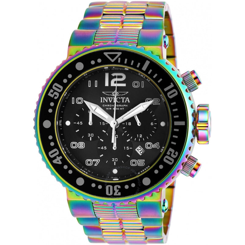 Invicta Pro Diver Chronograph Black Dial Men's Watch 25078 - The Watches Men & Co