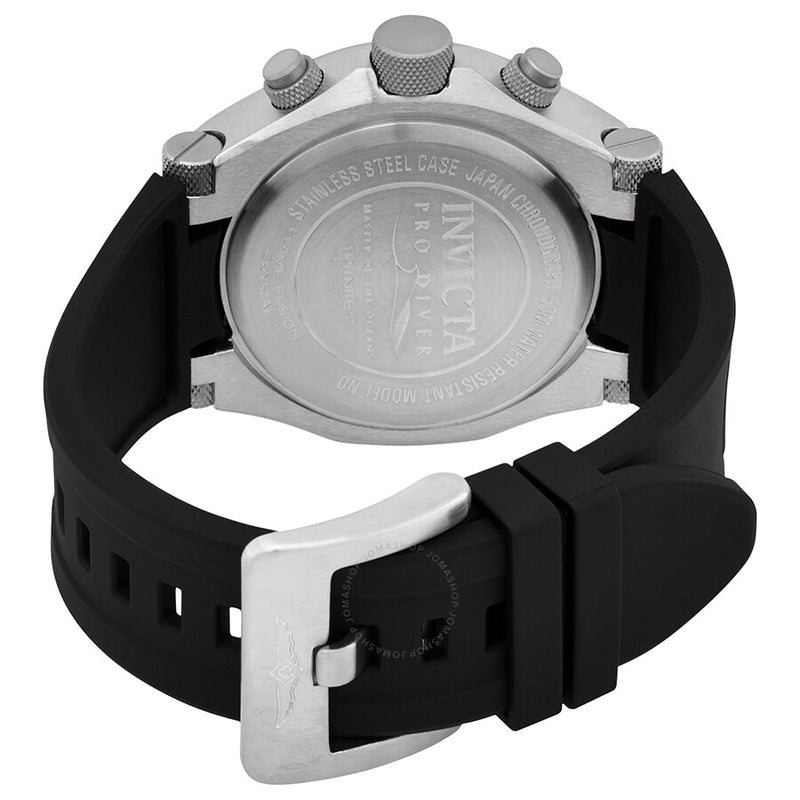 Invicta Pro Diver Chronograph Blue Dial Black Polyurethane Men's Watch 17813 - The Watches Men & Co #3