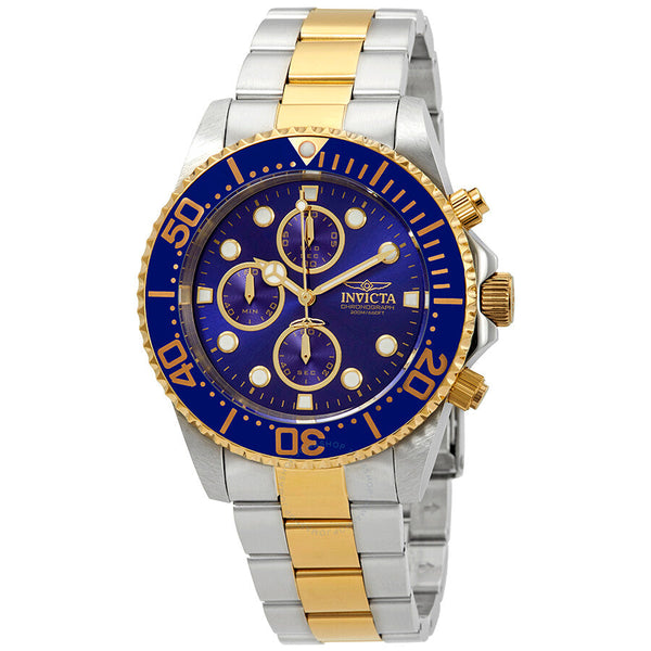 Invicta Pro Diver Chronograph Blue Dial Men's Watch 1773 - The Watches Men & Co