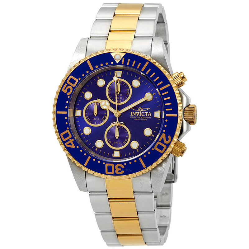Invicta Pro Diver Chronograph Blue Dial Men's Watch 1773 - The Watches Men & Co