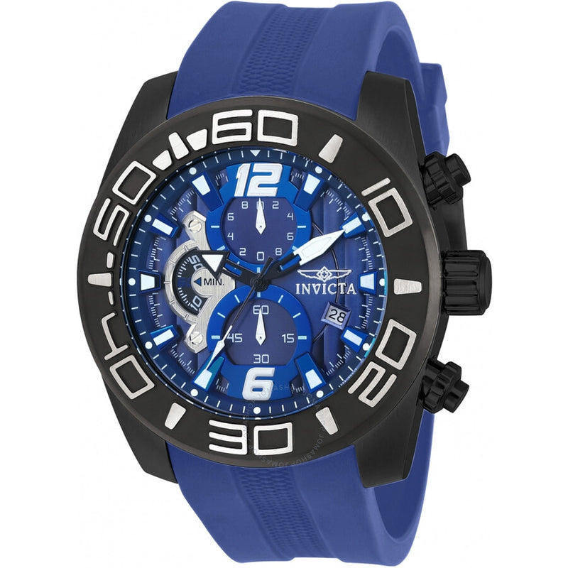 Invicta Pro Diver Chronograph Blue Dial Men's Watch 22812 - The Watches Men & Co