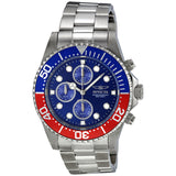 Invicta Pro Diver Chronograph Blue Dial Pepsi Bezel Men's Watch 1771 - The Watches Men & Co
