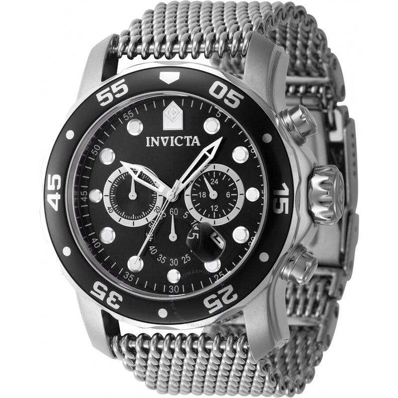 Invicta Pro Diver Chronograph GMT Date Quartz Black Dial Men's Watch 47236 - The Watches Men & Co