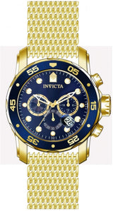 Invicta pro diver chronograph gmt date quartz blue dial men's watch 47239 47239 - Image 2