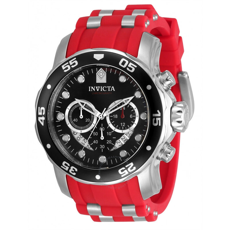 Invicta Pro Diver Chronograph GMT Quartz Black Dial Men's Watch 34009 - The Watches Men & Co