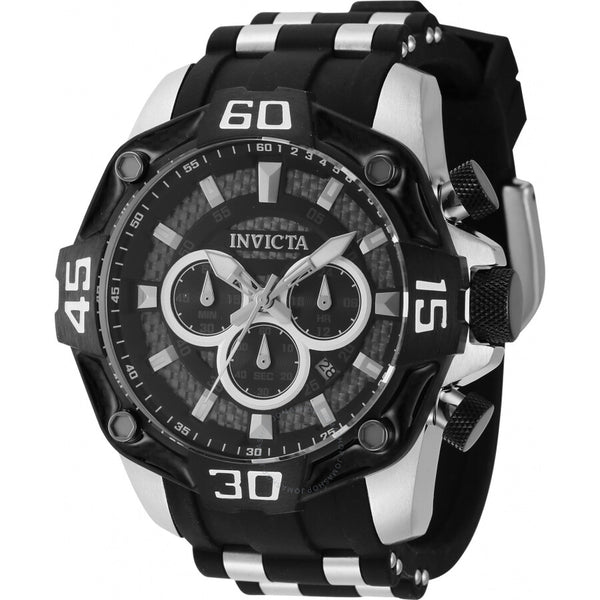 Invicta Pro Diver Chronograph GMT Quartz Black Dial Men's Watch 44704 - The Watches Men & Co