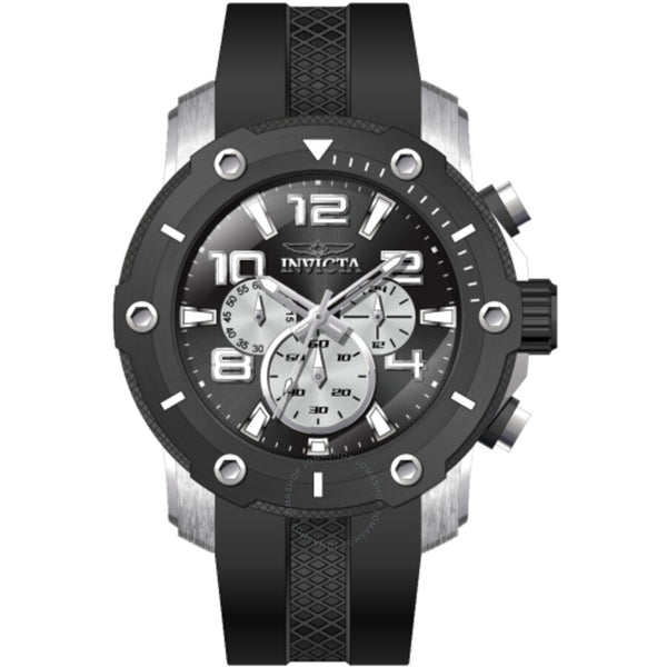 Invicta Pro Diver Chronograph GMT Quartz Black Dial Men's Watch 45739 - The Watches Men & Co