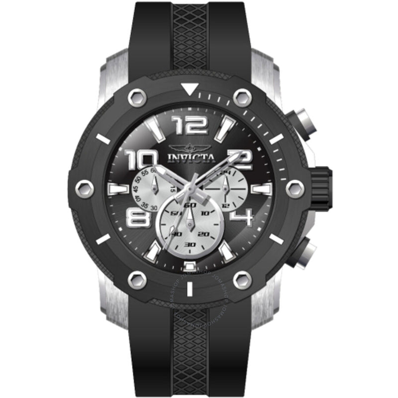 Invicta Pro Diver Chronograph GMT Quartz Black Dial Men's Watch 45739 - The Watches Men & Co