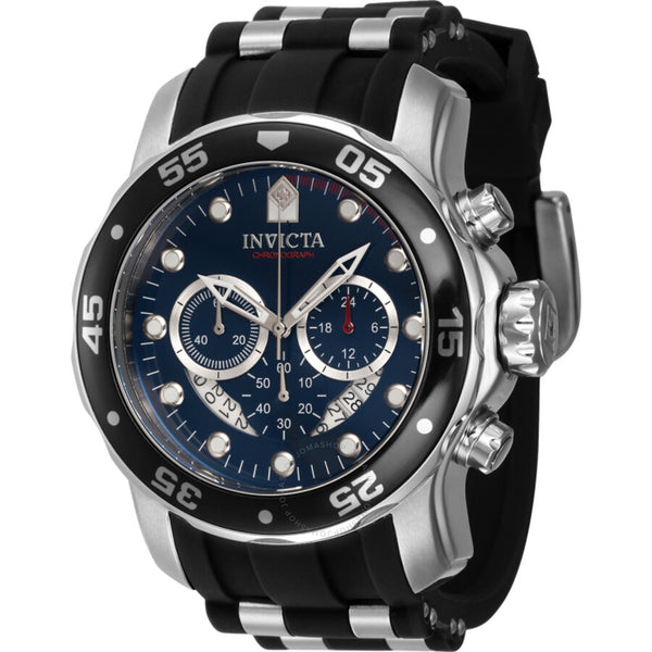 Invicta Pro Diver Chronograph GMT Quartz Blue Dial Men's Watch 40476 - The Watches Men & Co