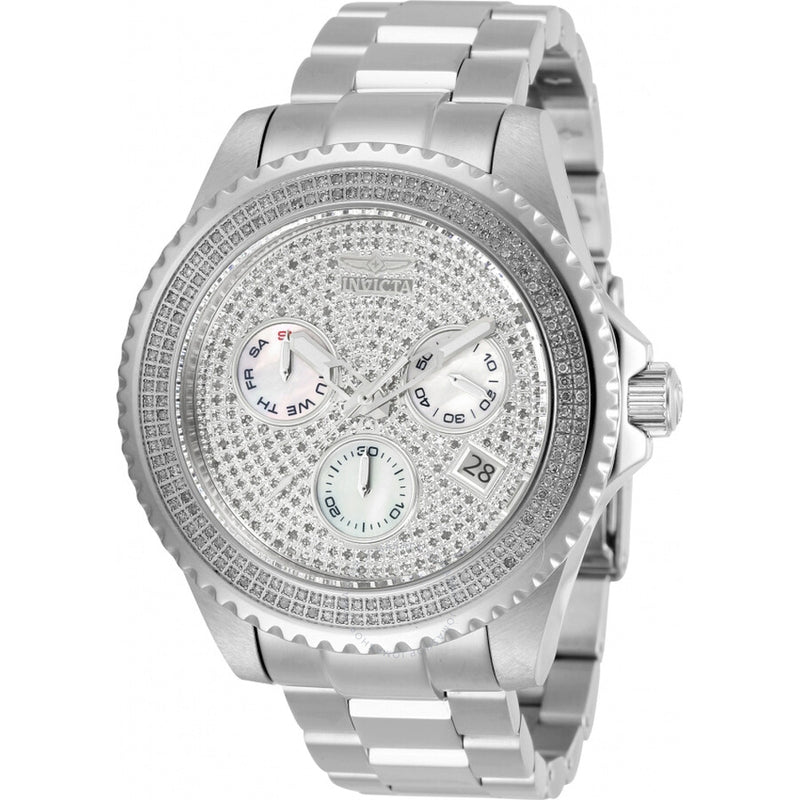 Invicta Pro Diver Chronograph Quartz 1.94 Ct Diamond Men's Watch 30330 - The Watches Men & Co