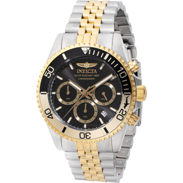 Invicta Pro Diver Chronograph Quartz Black Dial Men's Watch 44720 - The Watches Men & Co