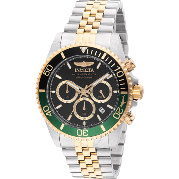 Invicta Pro Diver Chronograph Quartz Black Dial Men's Watch 48116 - The Watches Men & Co