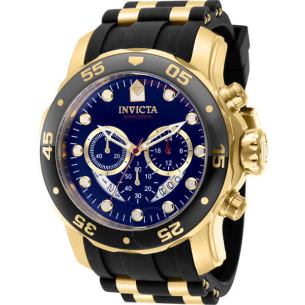 Invicta Pro Diver Chronograph Quartz Blue Dial Men's Watch 37229 - The Watches Men & Co