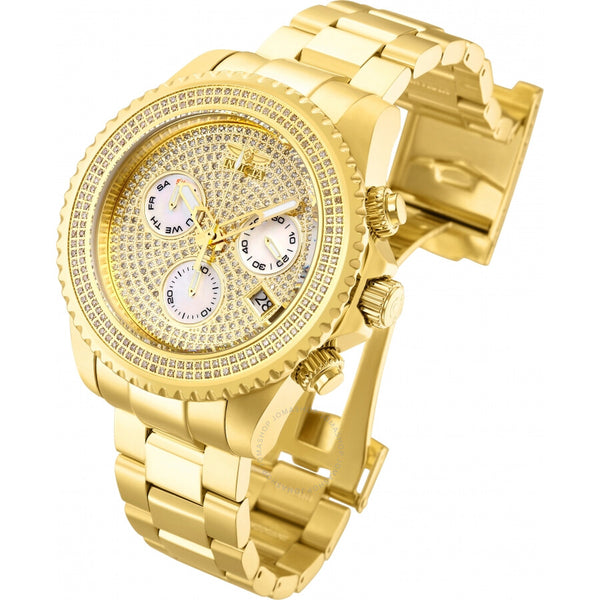 Invicta Pro Diver Chronograph Quartz Pave Dial Men's Watch 30332 - The Watches Men & Co #2