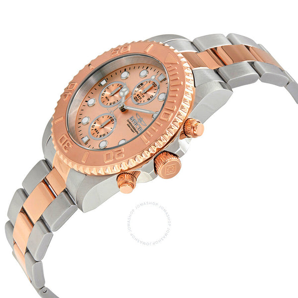 Invicta Pro Diver Chronograph Rose Dial Two-tone Men's Watch 1775 - The Watches Men & Co #2