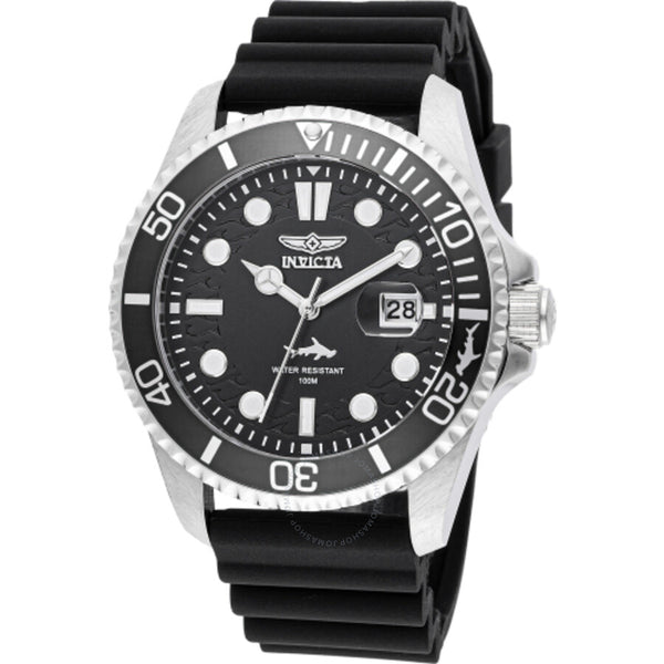 Invicta Pro Diver Date Quartz Black Dial Men's Watch 47161 - The Watches Men & Co