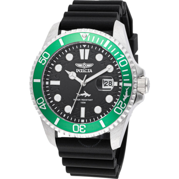 Invicta Pro Diver Date Quartz Black Dial Men's Watch 47166 - The Watches Men & Co