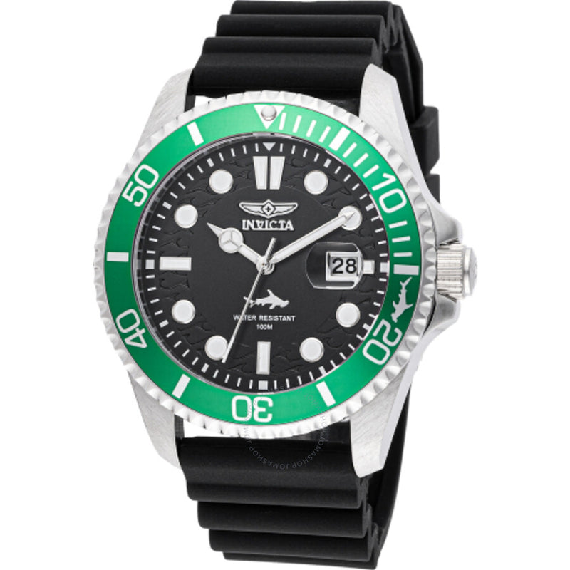 Invicta Pro Diver Date Quartz Black Dial Men's Watch 47166 - The Watches Men & Co