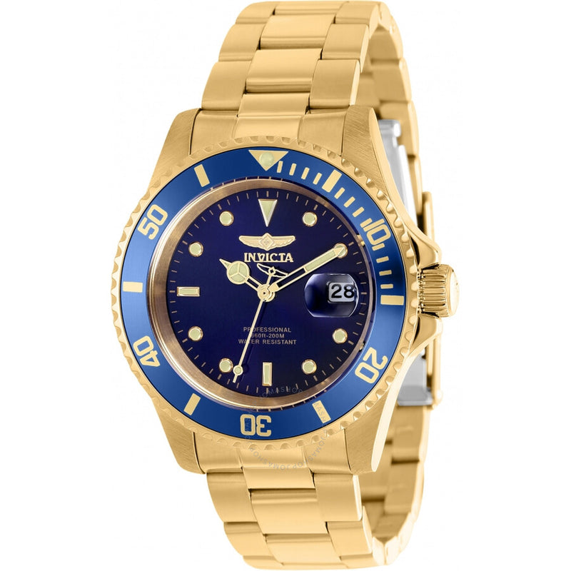 Invicta Pro Diver Date Quartz Blue Dial Men's Watch 37159 - The Watches Men & Co