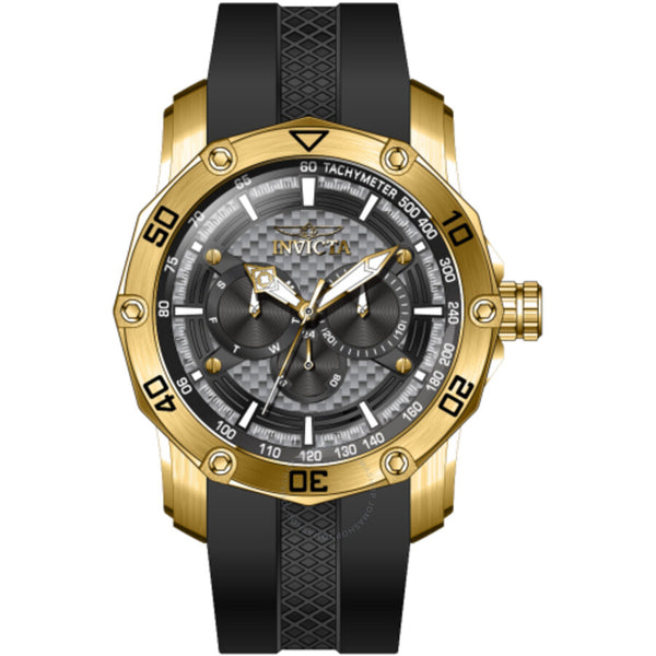 Invicta Pro Diver GMT Date Day Quartz Grey Dial Men's Watch 45744 - The Watches Men & Co