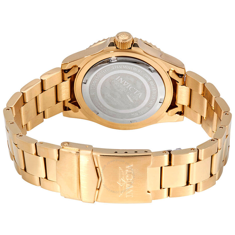 Invicta Pro Diver Gold-tone Black Dial 40 mm Men's Watch 26975 - The Watches Men & Co #3