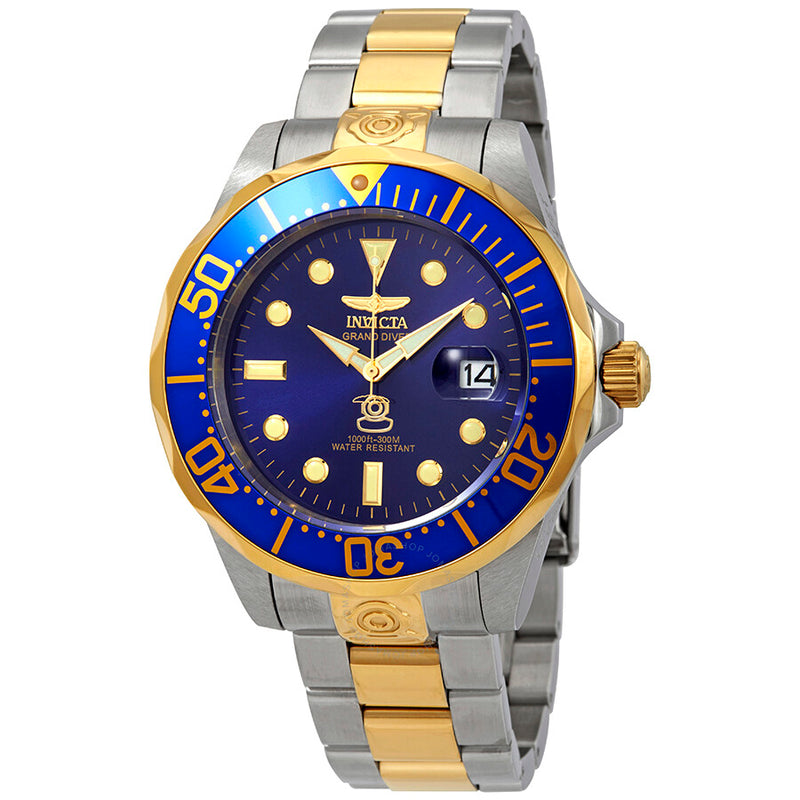 Invicta Pro Diver Grand Diver Automatic Blue Dial Men's Watch 3049 - The Watches Men & Co