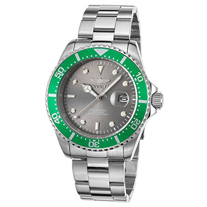 Invicta Pro Diver Grey Dial Stainless Steel Men's Watch 22021 - The Watches Men & Co