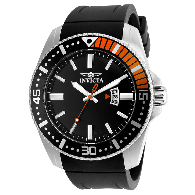 Invicta Pro Diver Quartz Black Dial Men's Watch 21392 - The Watches Men & Co