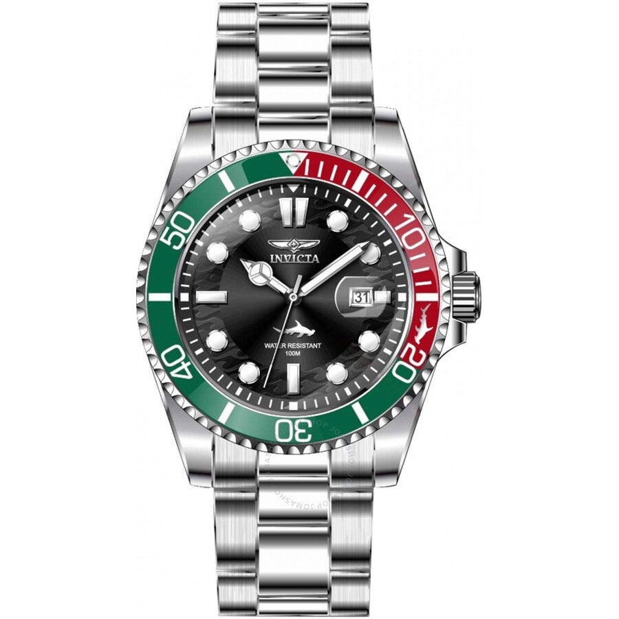 Invicta Pro Diver Quartz Black Dial Men's Watch 44706 - The Watches Men & Co
