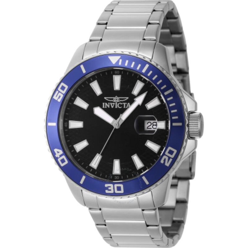 Invicta Pro Diver Quartz Black Dial Men's Watch 46064 - The Watches Men & Co
