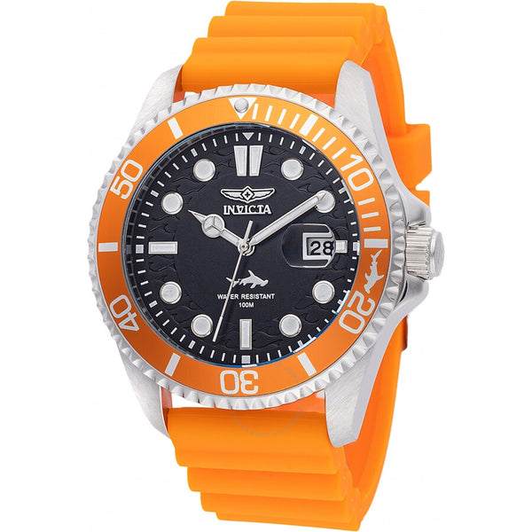 Invicta Pro Diver Quartz Black Dial Men's Watch 47162 - The Watches Men & Co