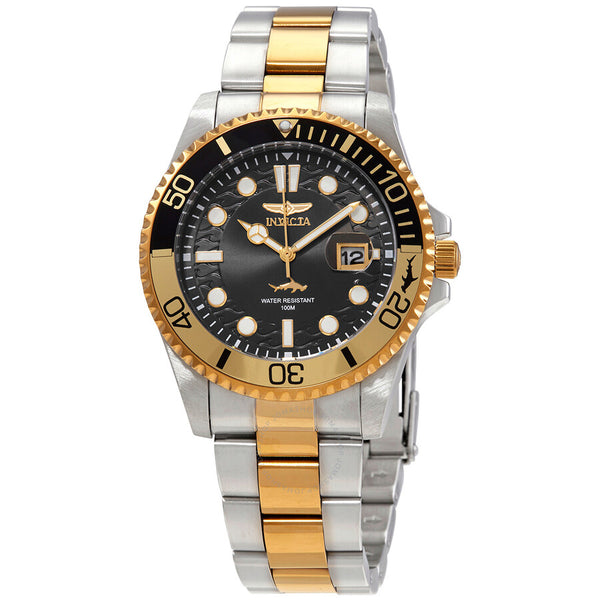 Invicta Pro Diver Quartz Black Dial Two-tone Men's Watch 30944 - The Watches Men & Co