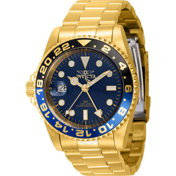 Invicta Pro Diver Quartz Blue Dial Batman Bezel Men's Lefty Watch 43964 - The Watches Men & Co