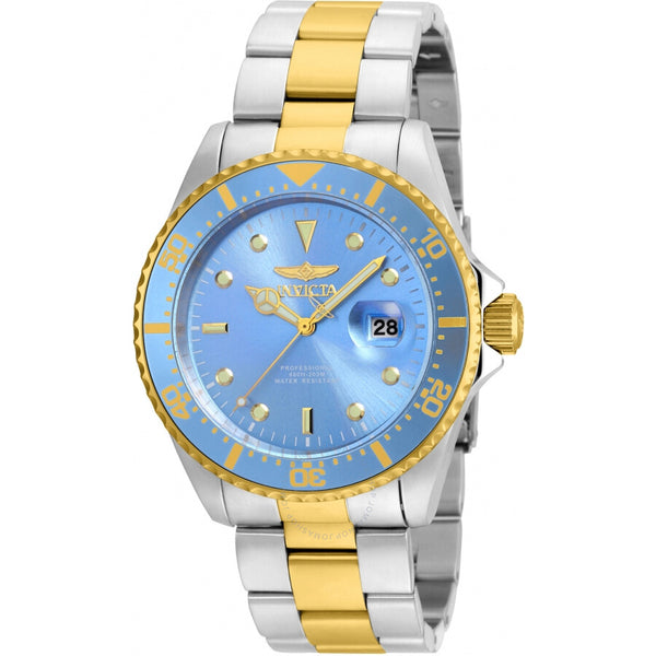 Invicta Pro Diver Quartz Blue Dial Two-tone Men's Watch 22060 - The Watches Men & Co
