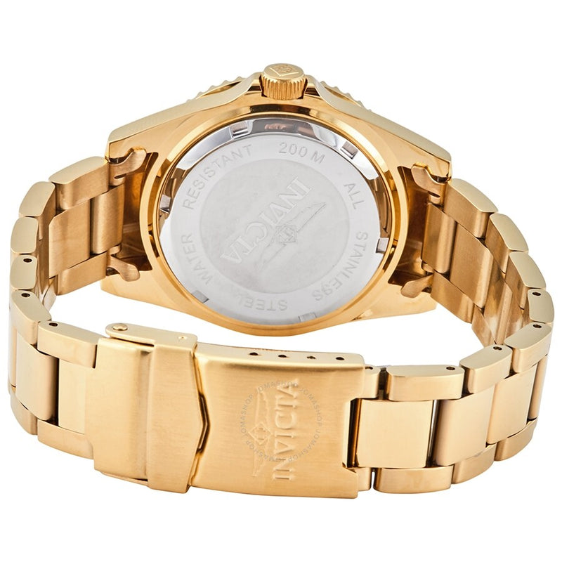 Invicta Pro Diver Quartz Blue Dial Yellow Gold-tone Men's Watch 29940 - The Watches Men & Co #3
