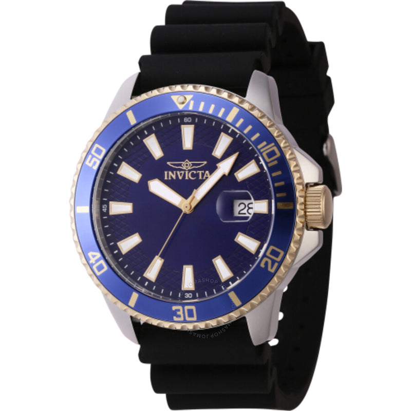 Invicta Pro Diver Quartz Blue Dial Men's Watch 46133 - The Watches Men & Co