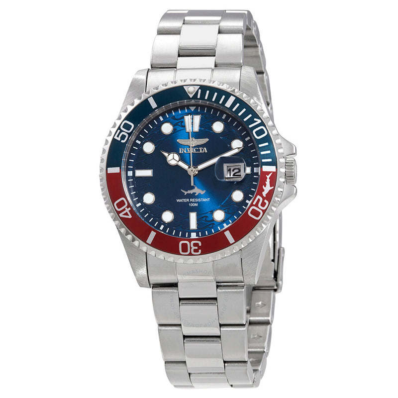 Invicta Pro Diver Quartz Blue Dial Pepsi Bezel Men's Watch 30951 - The Watches Men & Co