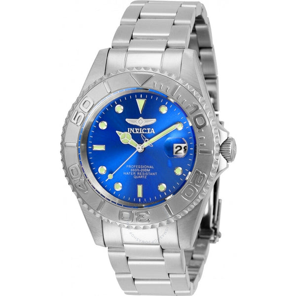 Invicta Pro Diver Quartz Blue Dial Stainless Steel Men's Watch 29938 - The Watches Men & Co