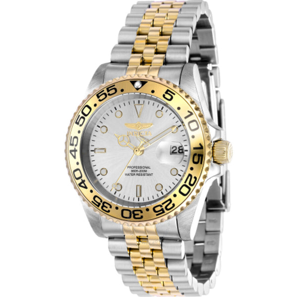 Invicta Pro Diver Quartz White Dial Ladies Watch 37162 - The Watches Men & Co