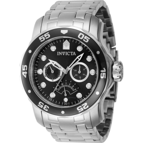 Invicta Pro Diver Retrograde GMT Quartz Black Dial Men's Watch 46992 - The Watches Men & Co