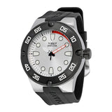 Invicta Pro Diver Silver Dial Black Silicone Men's Watch 18023 - The Watches Men & Co