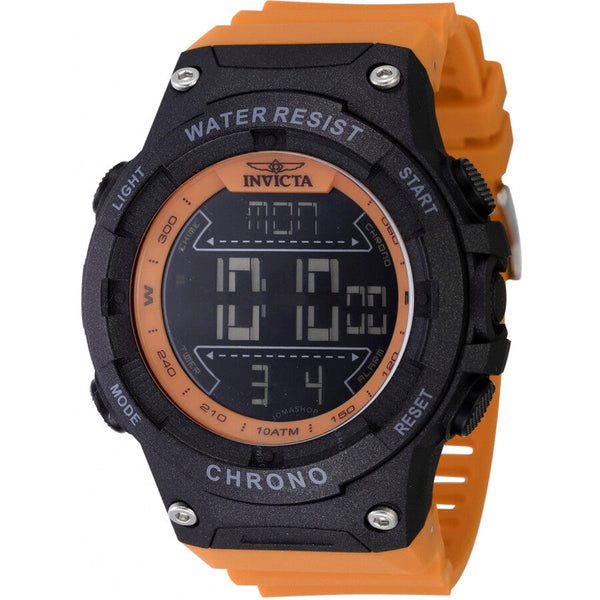 Invicta Racing Alarm Chronograph GMT Quartz Digital Black Dial Men's Watch 48050 - The Watches Men & Co
