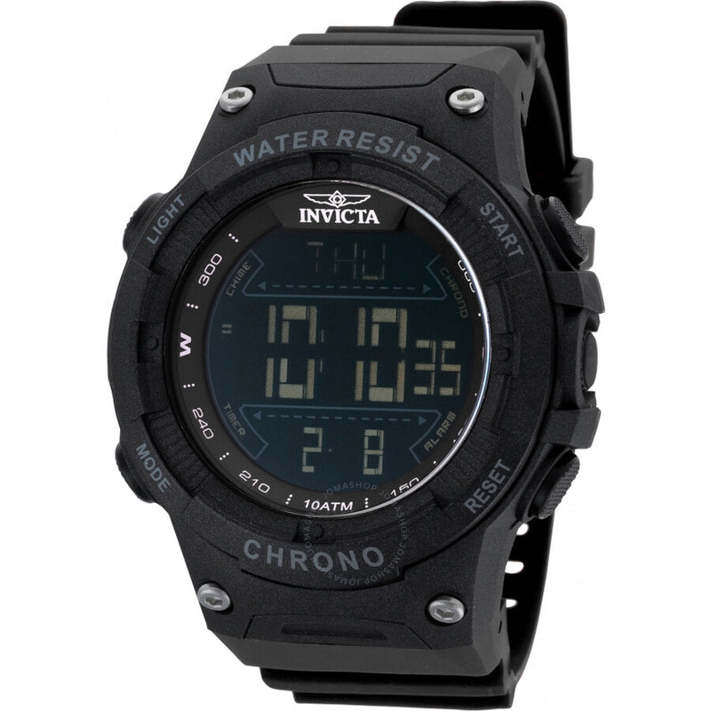 Invicta Racing Alarm Chronograph GMT Quartz Digital Black Dial Men's Watch 47523 - The Watches Men & Co