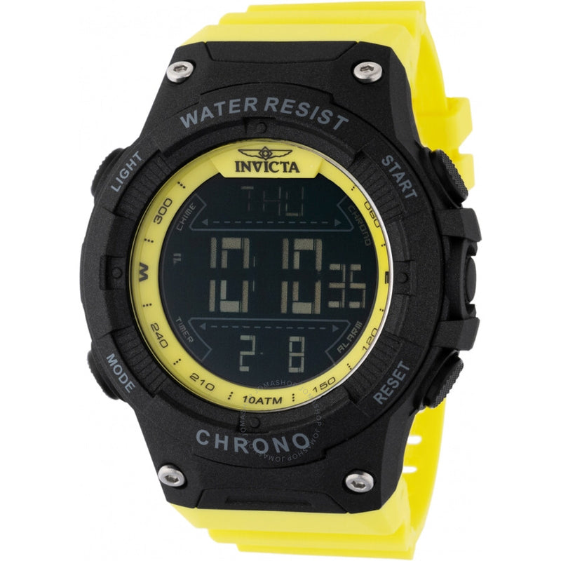 Invicta Racing Alarm Chronograph GMT Quartz Digital Black Dial Men's Watch 47527 - The Watches Men & Co