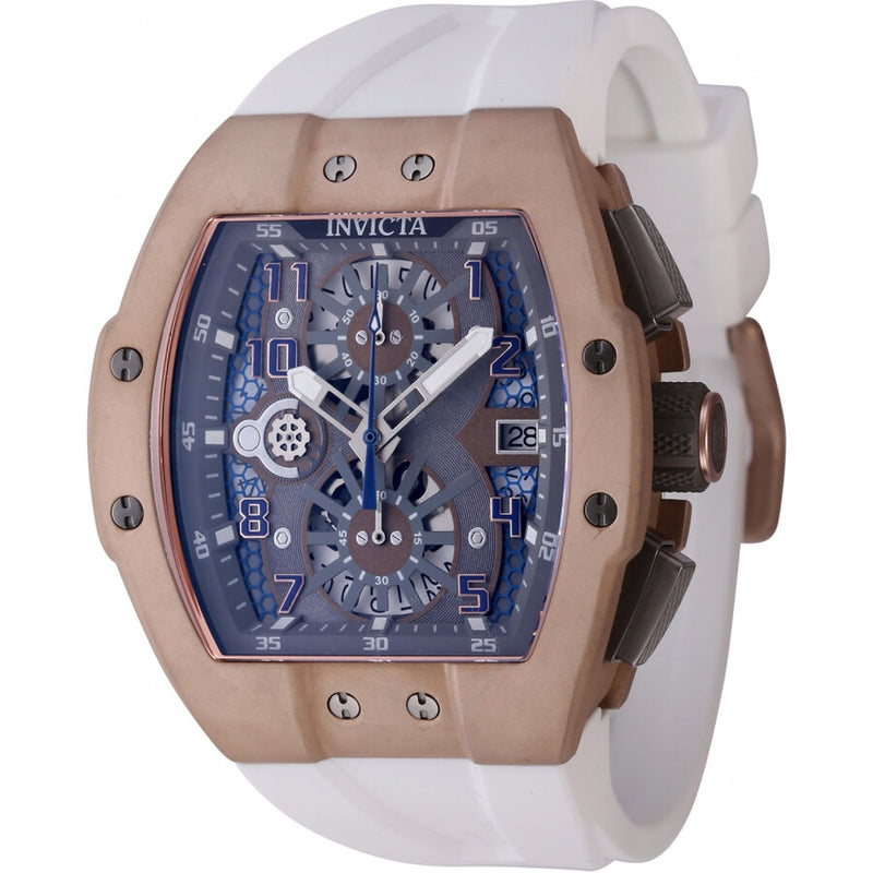 Invicta Racing Chronograph Quartz Grey Dial Titanium Men's Watch 47190 - The Watches Men & Co