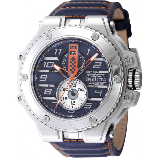 Invicta Invicta Racing Downforce GMT Quartz Blue Dial Men's Watch 47378 - The Watches Men & Co