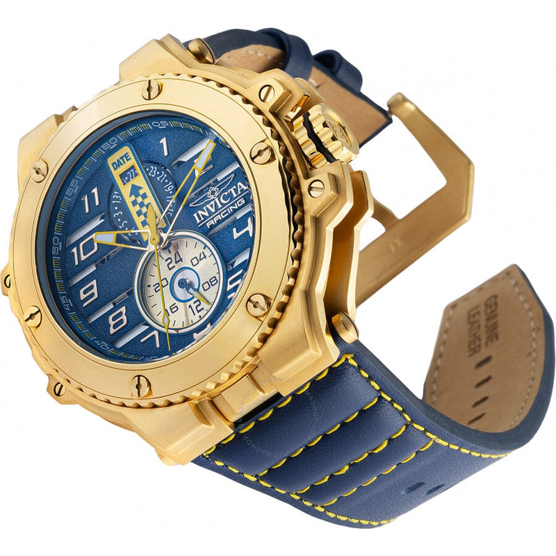 Invicta Invicta Racing Downforce GMT Quartz Blue Dial Men's Watch 47379 - The Watches Men & Co #2