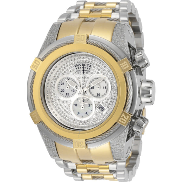 Invicta Reserve Bolt Zeus Chronograph Quartz Silver Dial Men's Watch 29901 - The Watches Men & Co