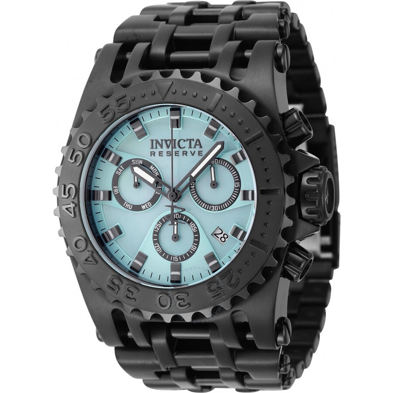 Invicta Reserve Chronograph Quartz Turquoise Dial Men's Watch 45930 - The Watches Men & Co